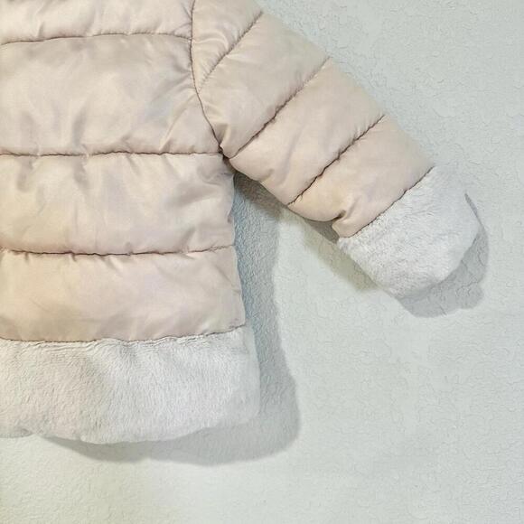 Jessica Simpson Pink Baby Girls' Puffer Jacket, Size 18M - Picture 4 of 11